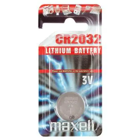 Maxell: Alkalická Lítiová batéria CR2032 1ks blisterové balenie