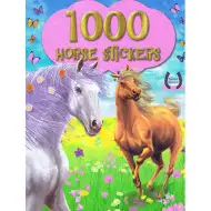 1000 nálepiek koní 1. - Nálepky s kvetinovou lúkou