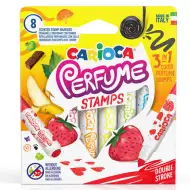 3v1 voňavé fixky s pečiatkami 8 dielny set  -  Carioca