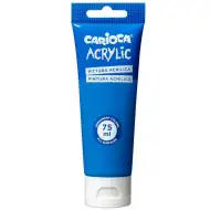 Akrylová farba 75 ml modrá - Carioca