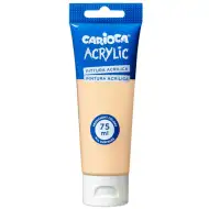 Akrylová farba 75 ml v lososovo ružovej farbe - Carioca