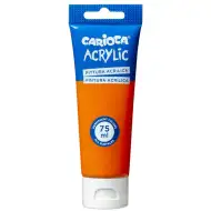 Akrylová farba 75 ml v oranžovej farbe - Carioca