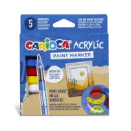 Akrylové akrilové markery 5 ks sada - Carioca