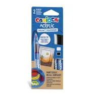 Akrylové akrylové značkovače 2 ks sada - Carioca