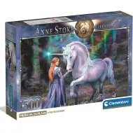 Anna Stokes - Ríša jednorožcov HQC 1500-dieliková kompaktná puzzle - Clementoni