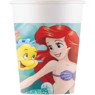 Ariel malá morská víla 8 ks papierových pohárov set 200ml