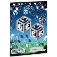 Ars Una: 38-listový zošit na domáce úlohy s geek/gamer vzorom, formát A5