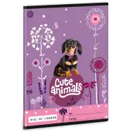 Ars Una: Cute Animals - Šteniatko jazvečíka 2. ročník linajkový zošit A/5