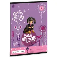 Ars Una: Cute Animals - Šteniatko jazvečíka hladkosrstého zošit A/5