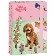 Ars Una Cute Animals-doggie gumičkový box na zošity Ars Una Cute A/4
