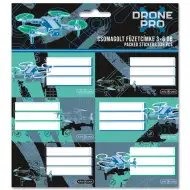 Ars Una: Drone Pro balíček štítkov na zošity 3x6 ks