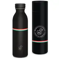 Ars Una: Flag Black Maďarská vlajka dvojstenná kovová fľaša v darčekovej krabičke 600ml