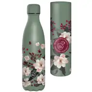 Ars Una: Flowery Pink dvojstenná kovová fľaša v darčekovej krabičke 500ml