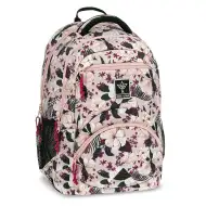 Ars Una: Flowery Pink kvetinový ergonomický školský batoh, ruksak 33x45x24cm