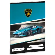 Ars Una: Lamborghini modrý linajkový zošit pre 2. ročník A/5