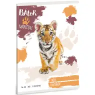 Ars Una: Odvážne labky - Tiger, linajkový zošit pre 2. ročník, A/5, 16-32