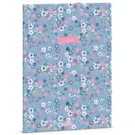 Ars Una: Pearl Blossom Blue kvetinová gumičková zložka A/4