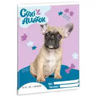 Ars Una: Roztomilé zvieratá - Francúzsky buldog 3. trieda linajkový zošit A/5