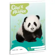 Ars Una: Roztomilé zvieratá - Panda hladký zošit A/5