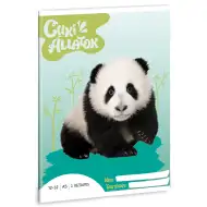 Ars Una: Roztomilé zvieratá - Panda linajkový zošit pre 3. ročník A/5