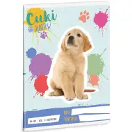 Ars Una: Roztomilé zvieratá - Zlatý retriever, linajkový zošit pre 2. ročník A/5 16-32