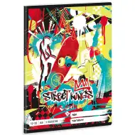 Ars Una: Street Kings skateboardový linajkový zošit pre 3. ročník A/5