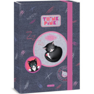 Ars Una: Think Pink roztomilý box na zošity A4 s mačkami