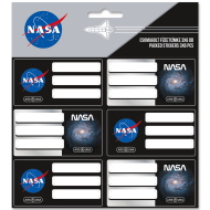 Ars Una: balené nálepky na zošity s motívom NASA, 3 × 6 ks