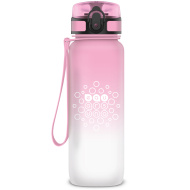Ars Una: fľaša bez BPA so farebným prechodom, matná - 800 ml - cukrová vata