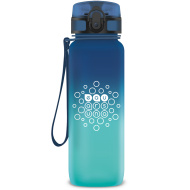 Ars Una: fľaša s farebným prechodom, bez BPA, matná - 800 ml - Dark Sea