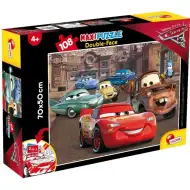 Autá 2 v 1 - puzzle a omaľovánka, 108 dielikov, 70x50 cm - Lisciani
