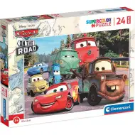 Autá na ceste 24-dielna maxi supercolor puzzle - Clementoni