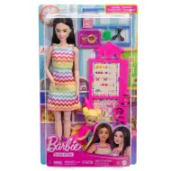 Barbie učiteľka kariérna bábika herný set s blond dieťaťom - Mattel