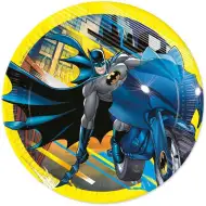 Batman žlto-čierny papierový tanier, sada 8 ks
