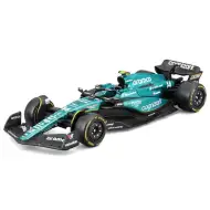 Bburago: Aston Martin AMR23 F1 pretekárske auto kovový model 1/43 (Fernando Alonso #14)