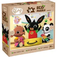 Bing a priatelia hrajú hudbu 24-dielne Eco puzzle 70x50 cm - Lisciani