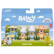 Bluey: Rodinný výlet 4-dielna sada figúrok