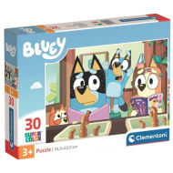 Bluey Super Color 30-dielne puzzle - Clementoni