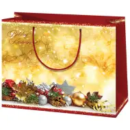 Cardex: "Veselé Vianoce!" stredná darčeková taška 17x10x23cm