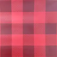 Červený károvaný baliaci papier 200x70 cm