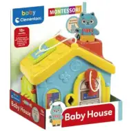 Clementoni Baby: Montessori domček s kľúčmi, súprava na rozvoj zručností