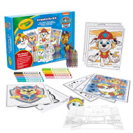 Crayola: Tlapková patrola 5 v 1, 60-dielna kreatívna omaľovánková sada