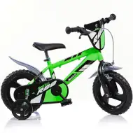 Detský bicykel Mountain Bike R88 zeleno-čierny vo veľkosti 12 - bicykel Dino Bikes