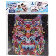 Diamantová mozaika: Sada na maľovanie diamantmi – Mačka 20x20 cm