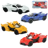 Die-Cast: Kovové luxusné športové auto s otvárateľnými dverami, v rôznych variantoch 12cm 1ks