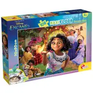 Disney Encanto 2 v 1, 108-dielne puzzle a omaľovánka 70x50 cm - Lisciani