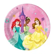Disney+Princezné 8-dielna sada papierových tanierov 20 cm