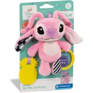 Disney+Stitch Angel plyš s hrkálkou a hryzátkom - Clementoni Baby
