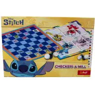Disney Stitch: Dáma a mlýn spoločenská hra - Trefl