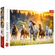 Divoké kone 1500-dielikové puzzle - Trefl